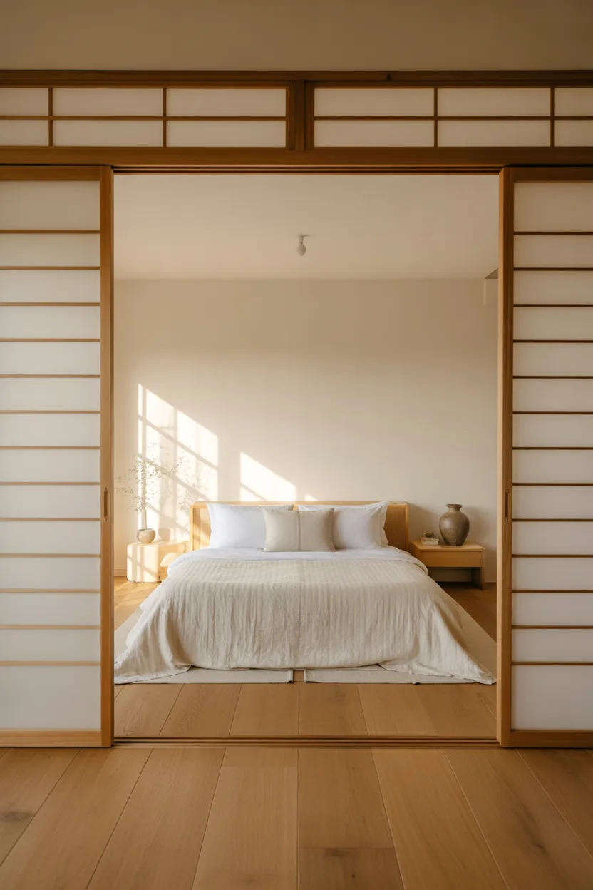 Japandi Bedroom Design Ideas