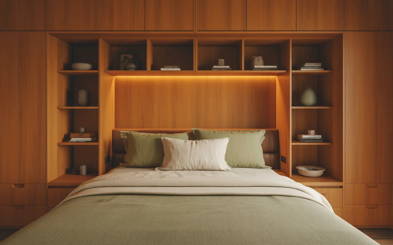 Built-In Bed Storage