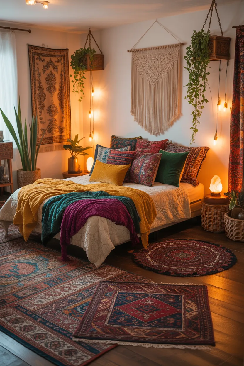 Boho Maximalist Bedroom Ideas