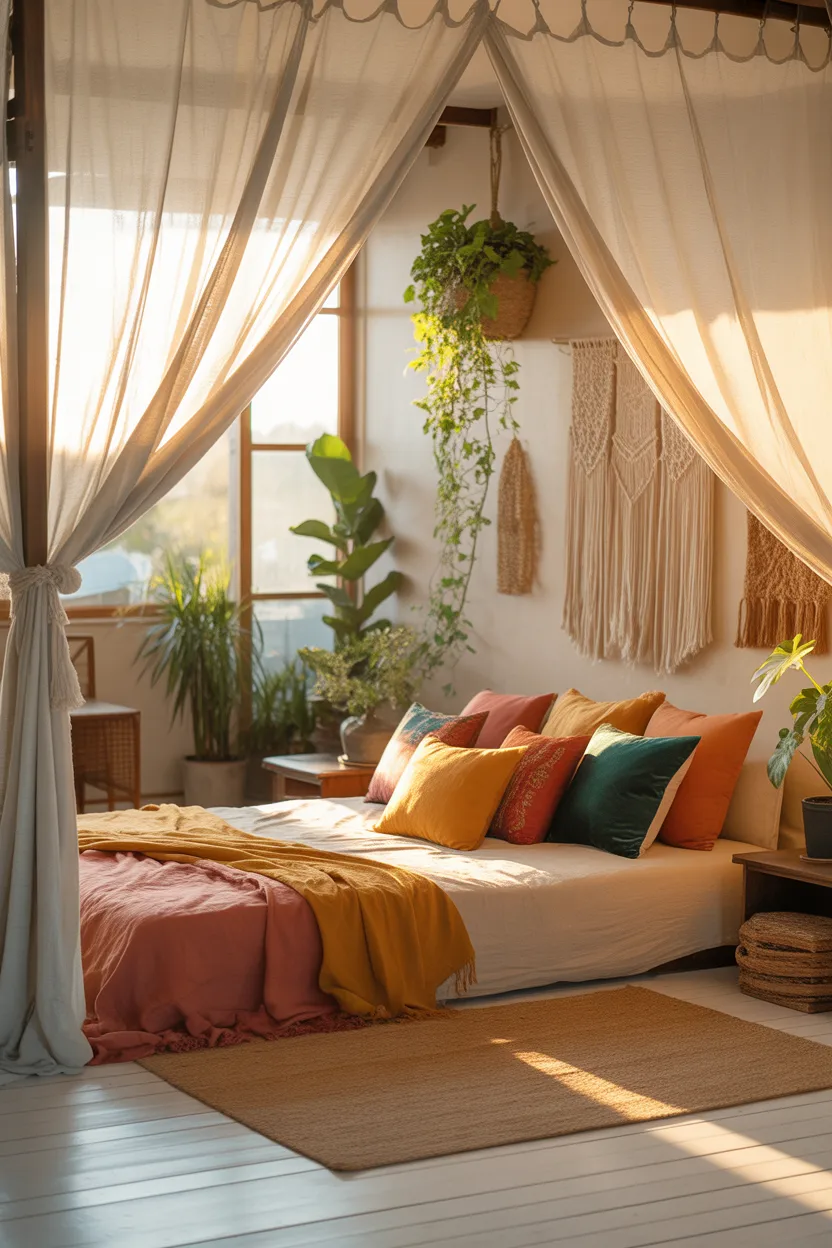 Boho Maximalist Bedroom Ideas