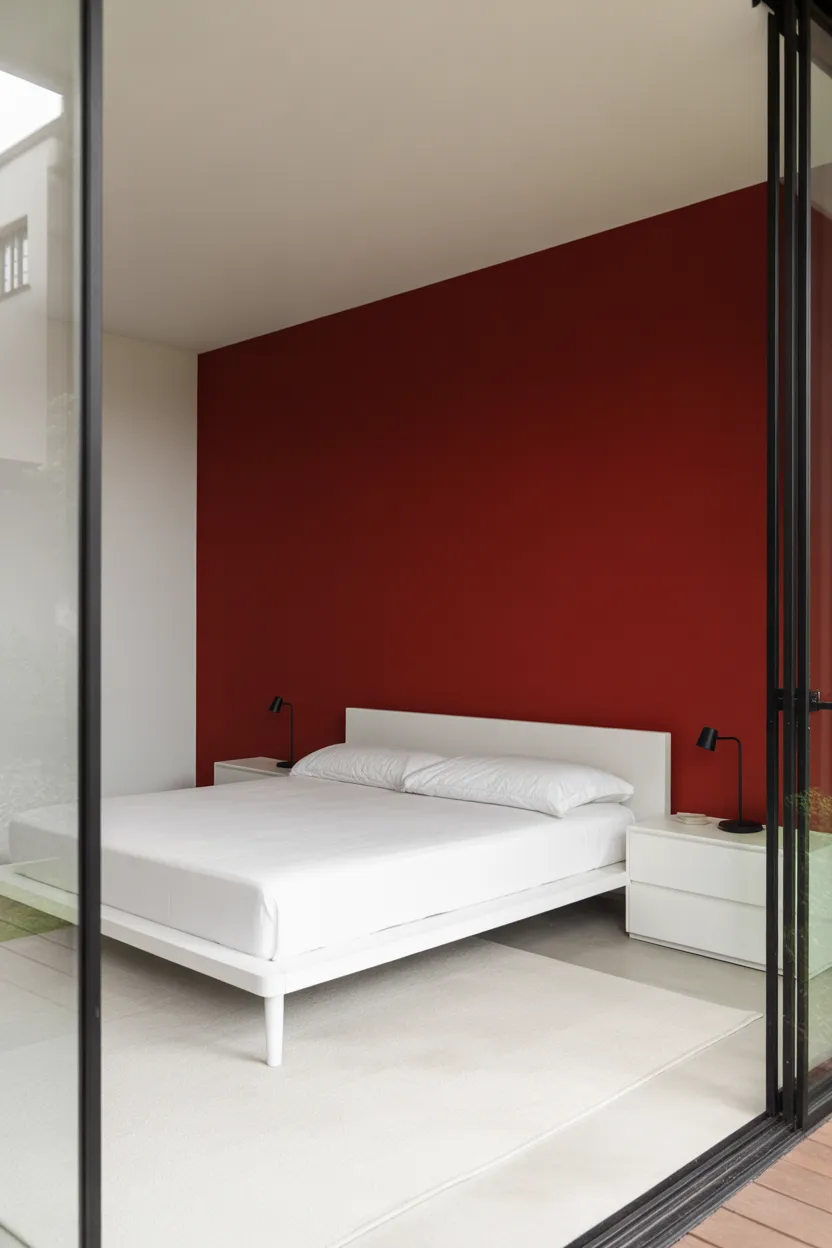 Cherry Red Bedroom Ideas