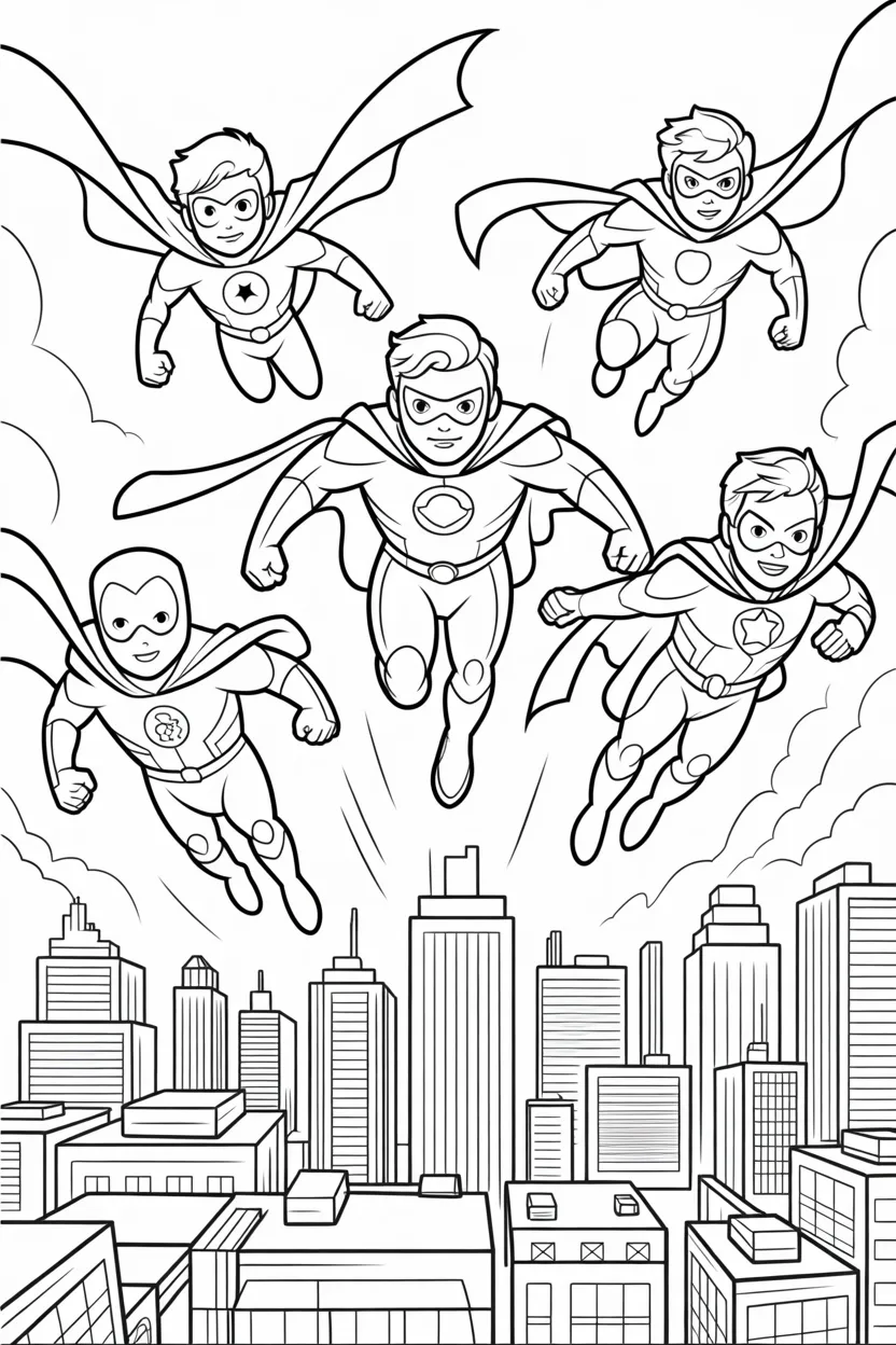 superhero squad coloring pages free printable