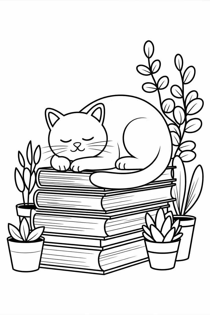 cute cat coloring pages free printable
