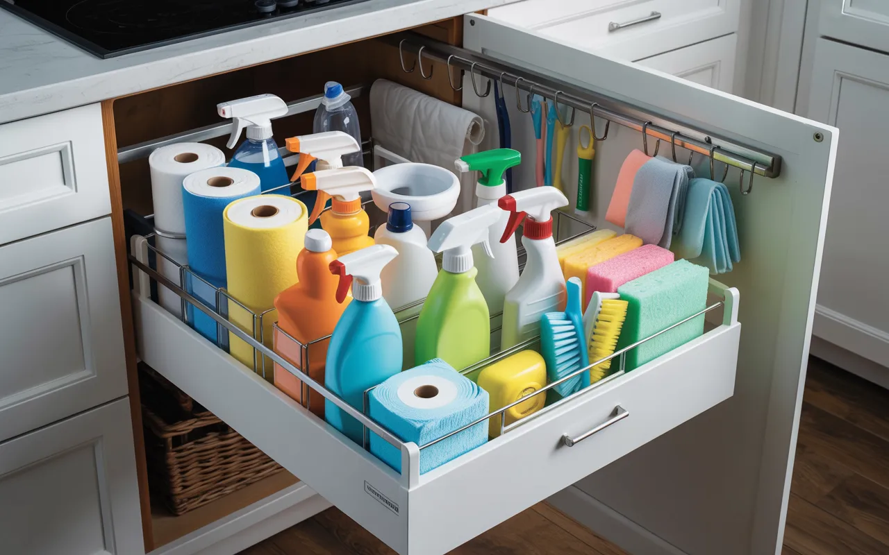 Cleaning Supply Pull-Out