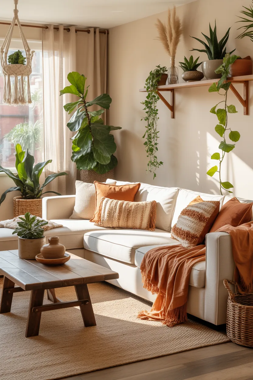 Cozy Earthy Living Room Ideas