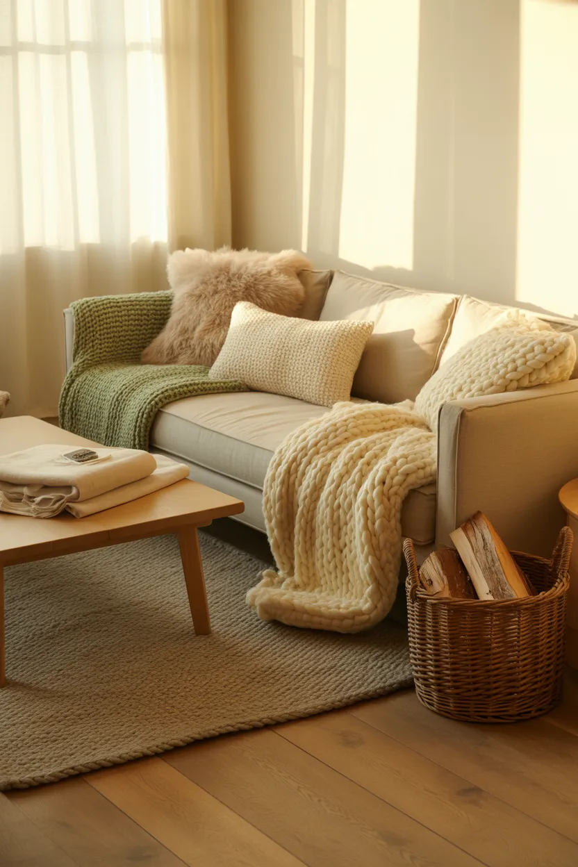 Cozy Scandinavian Living Room Ideas
