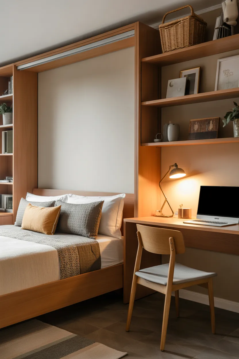 Murphy Bed Office Combo Ideas