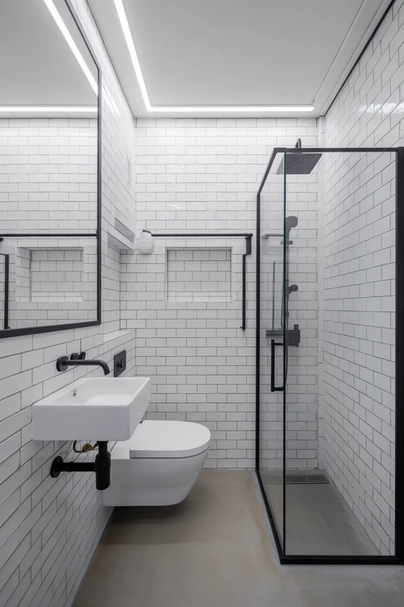 Black and White Bathroom Ideas