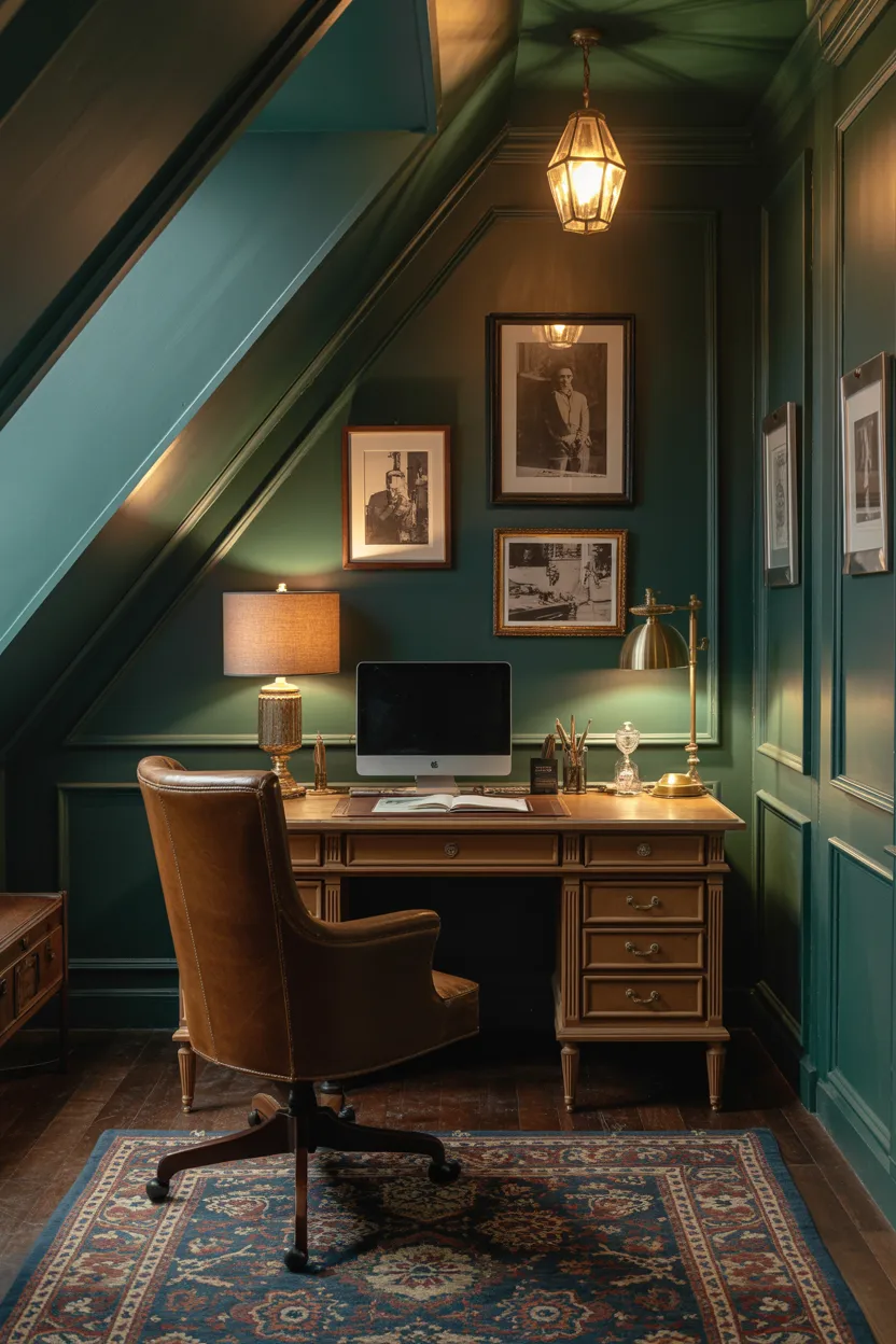 Attic Office Design Ideas