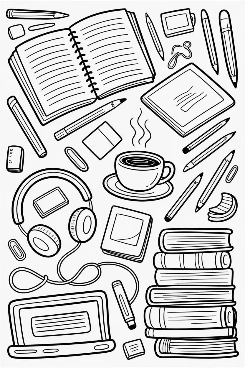Doodle Coloring Pages Free Printable