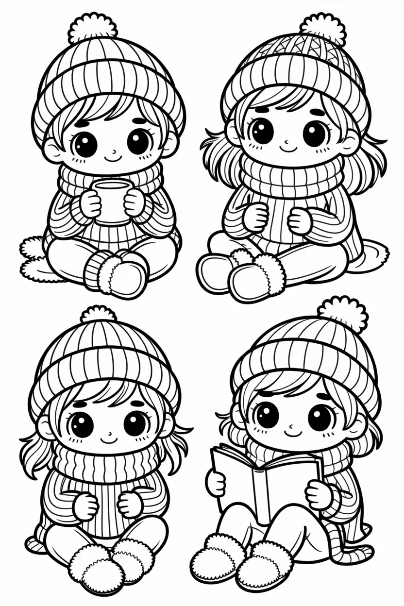 cute charcter coloring pages free printable