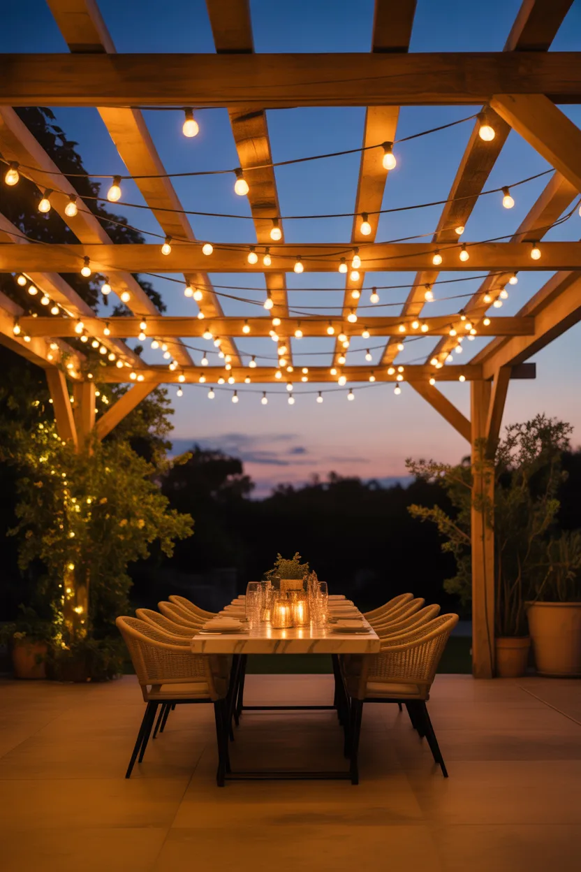 Outdoor String Light Ideas