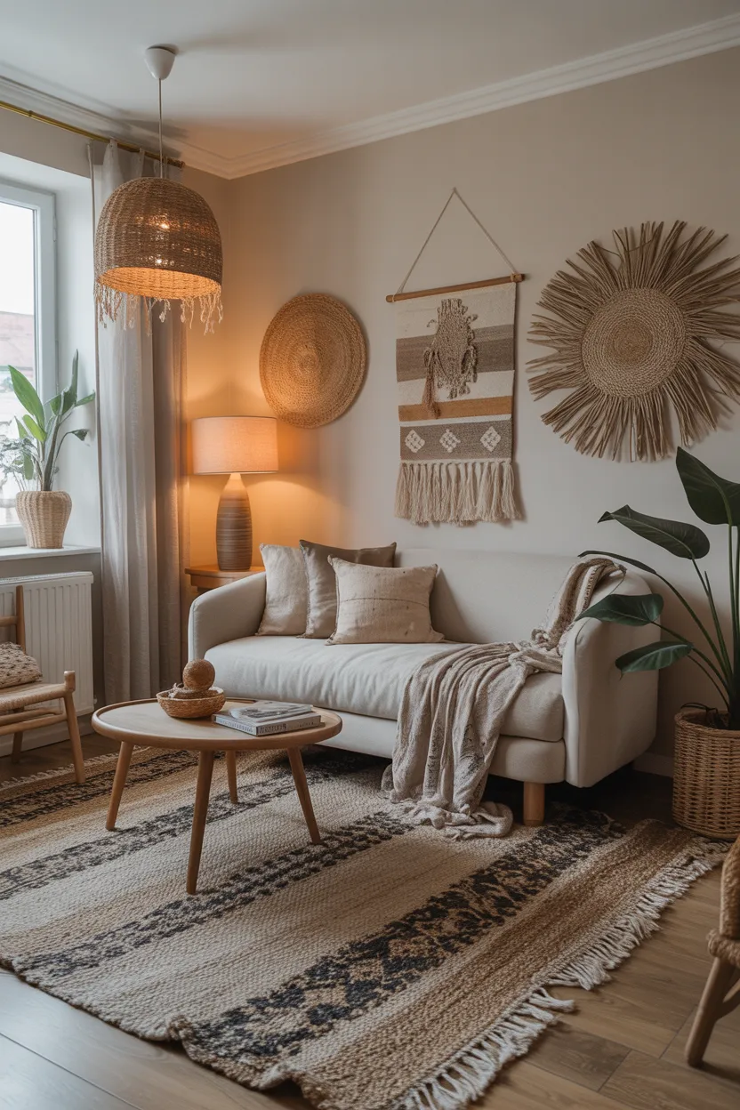 Cozy Boho Living Room Ideas