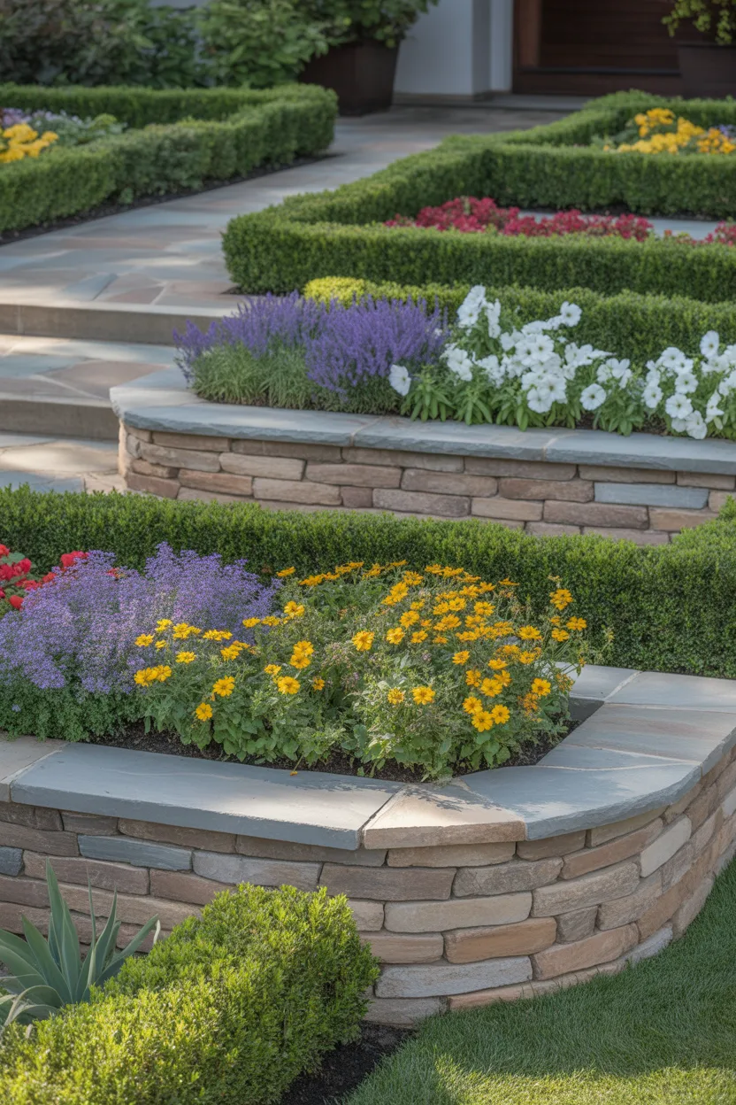 Front Yard Flower Beds