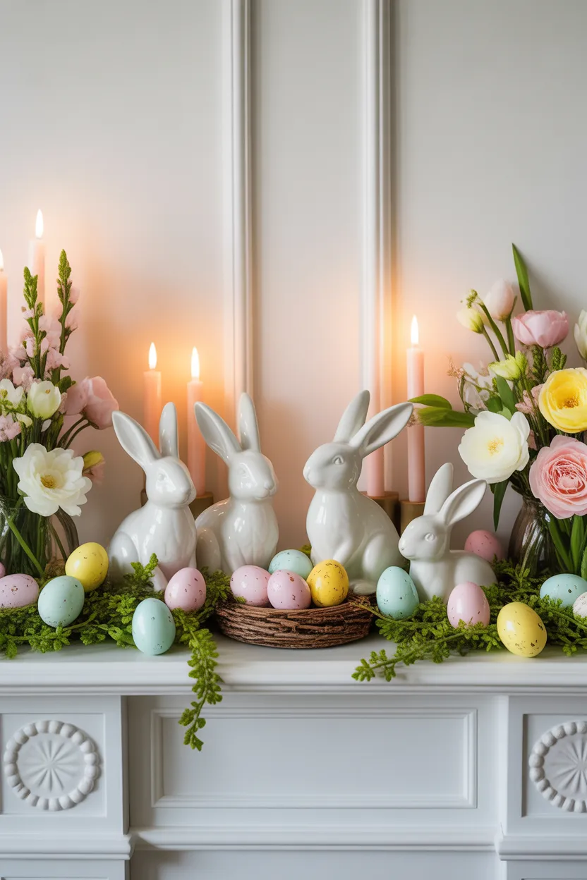 Spring Mantle Decor Ideas
