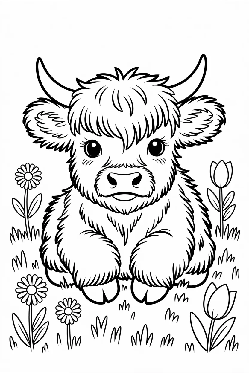 cute cow coloring pages free printable