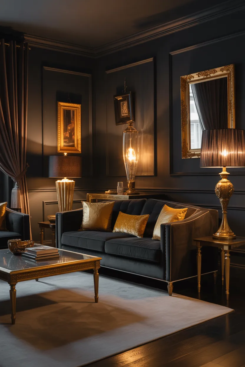 Moody Living Room Decor Ideas