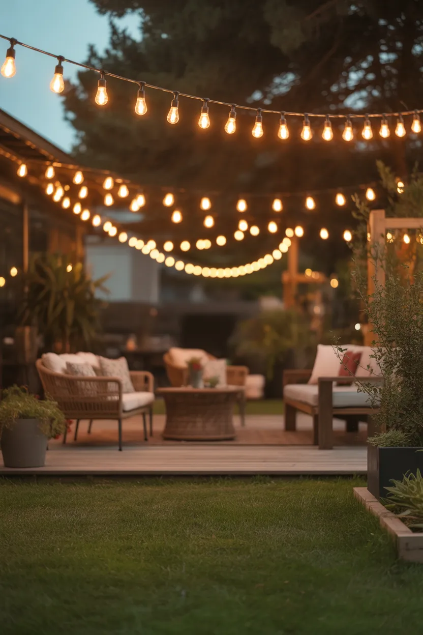 Outdoor String Light Ideas