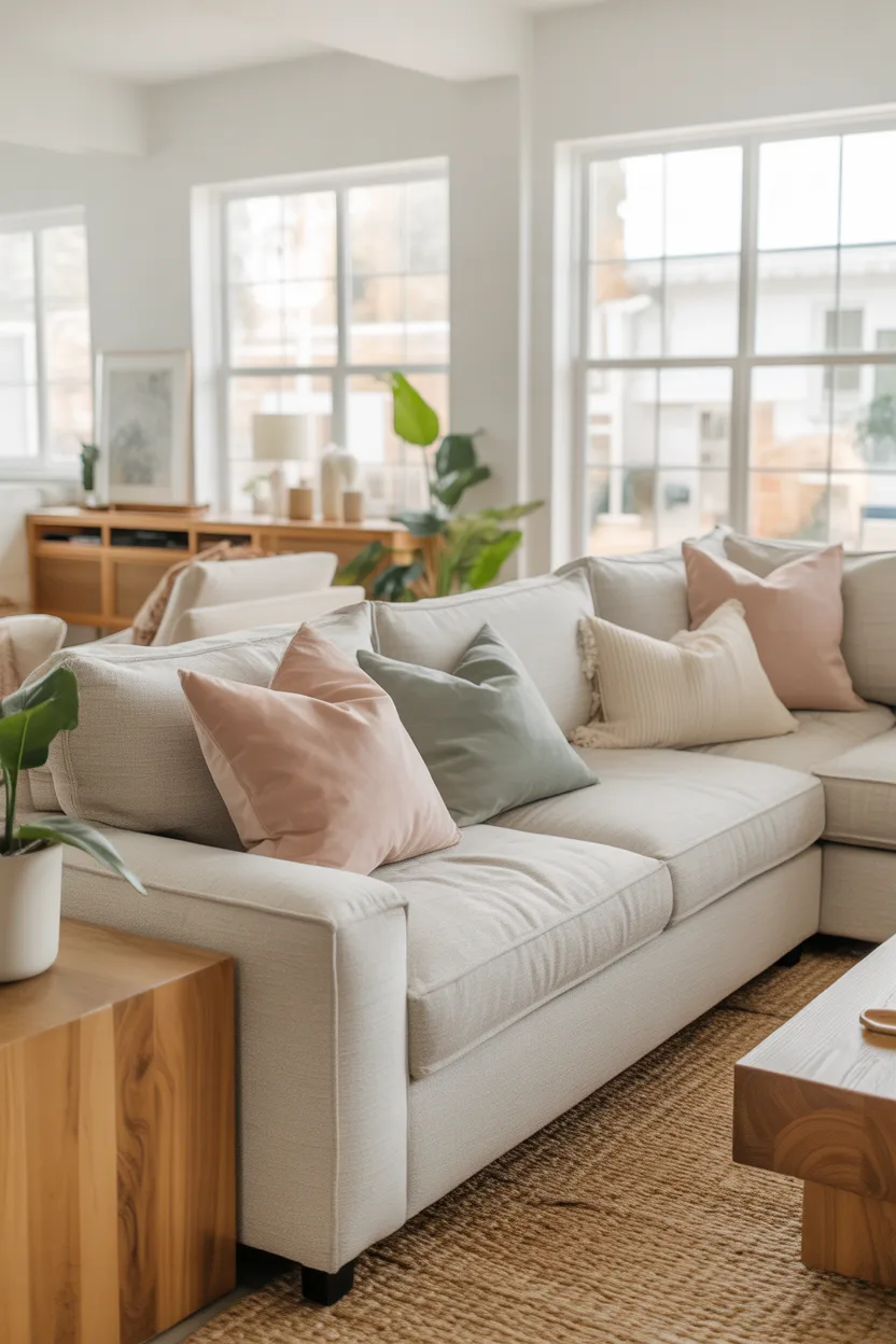 Living Room With Grey Couch Ideas