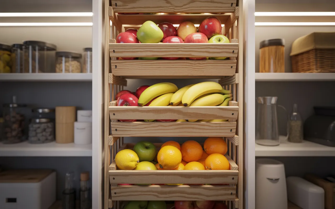 Pantry Crate Rack