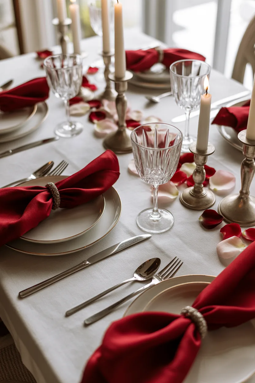 Valentine’s Day table settings 2026
