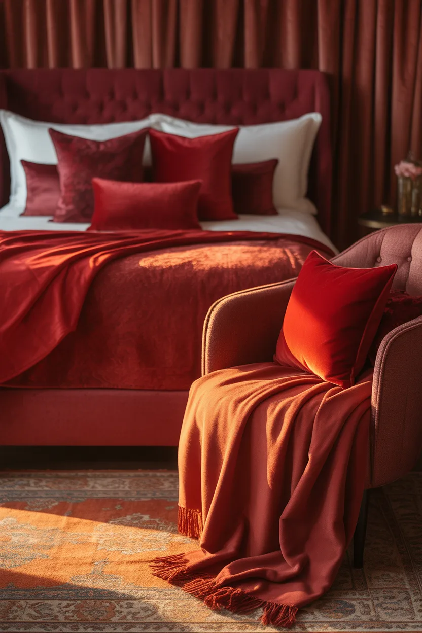 Cherry Red Bedrooms
