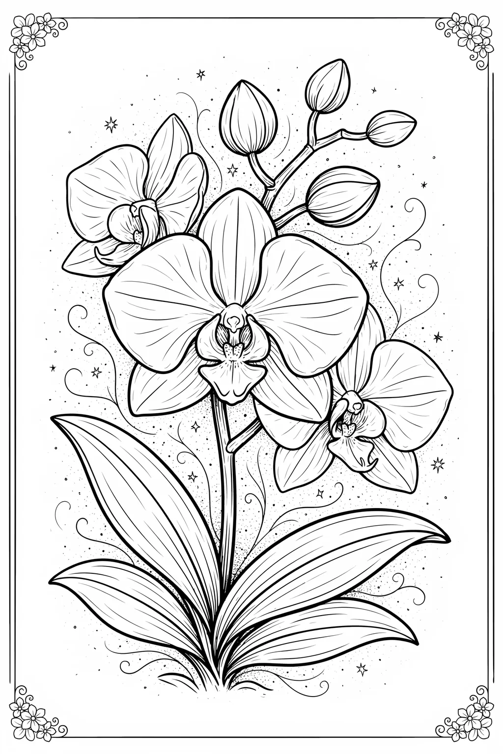 Blossom coloring pages