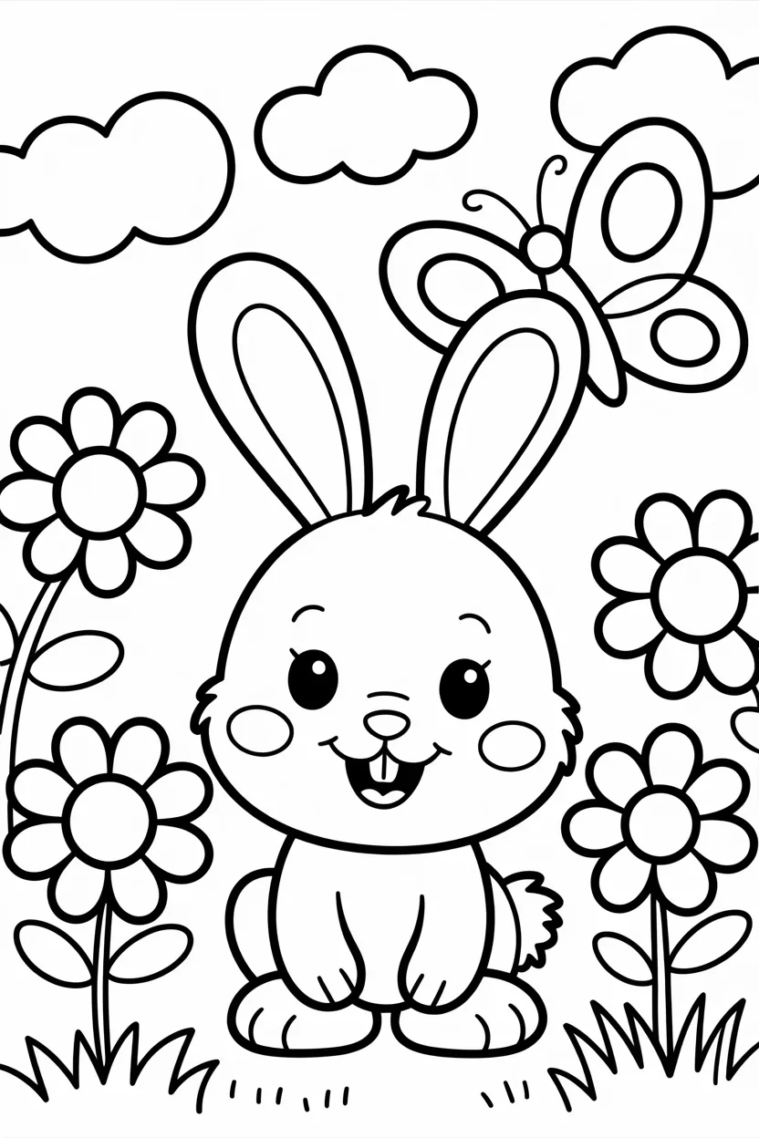 5 Kids coloring pages free printable
