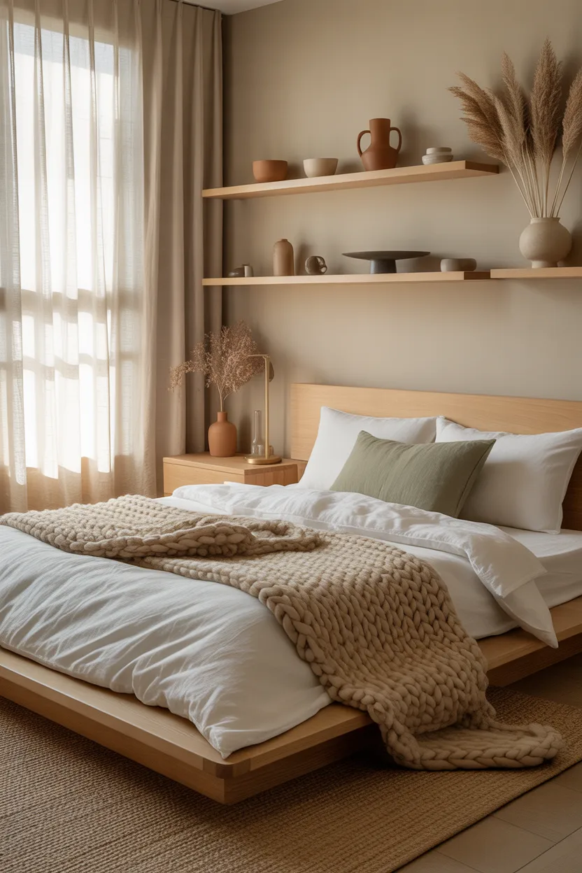 Japandi Bedroom Inspiration Ideas