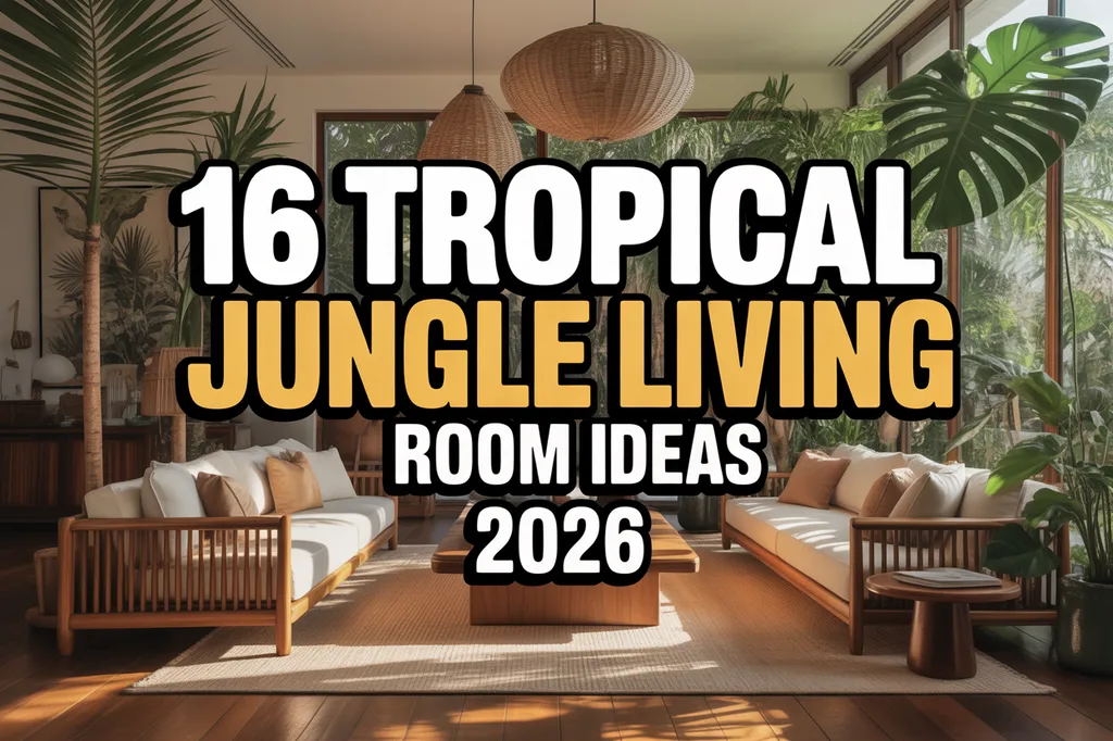 Tropical Jungle Living Room