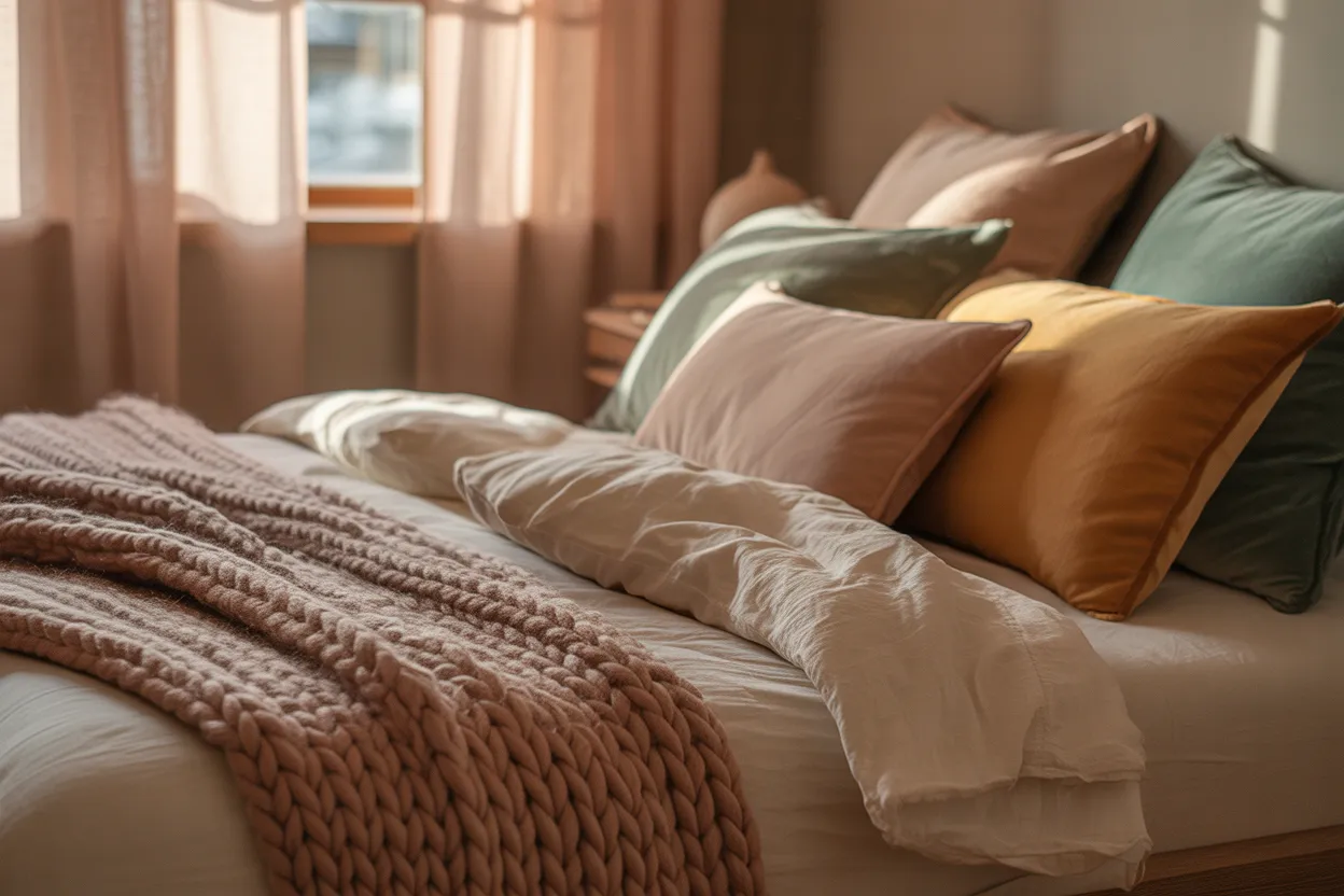 Textured Cozy Bedroom