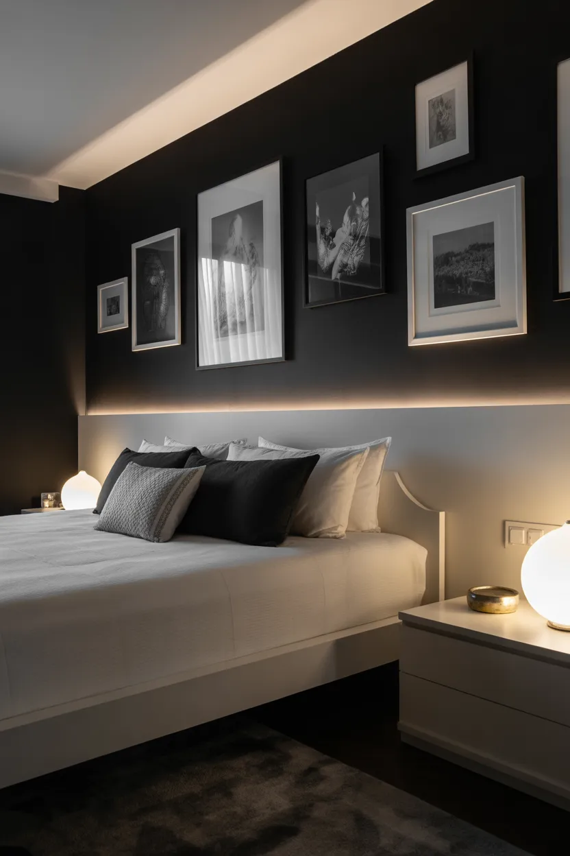 Black and White Bedroom Ideas