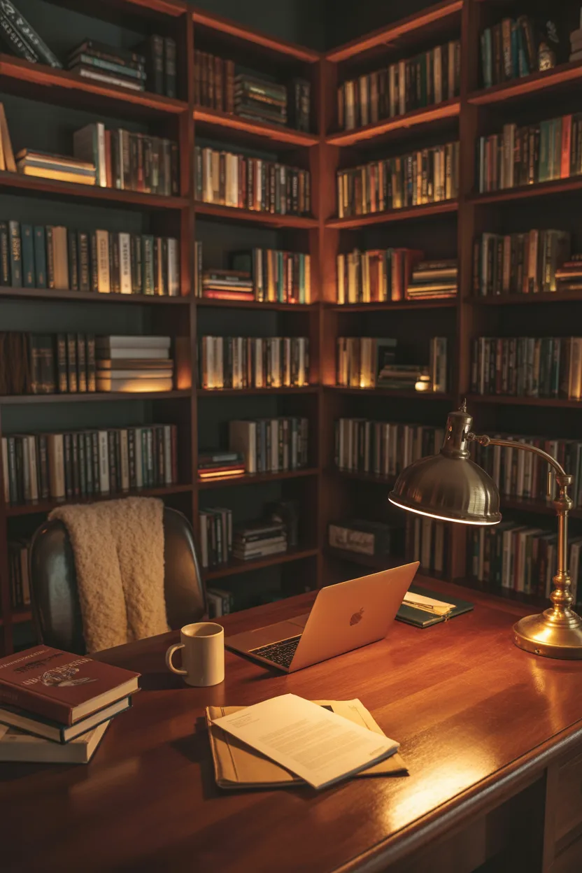Moody Home Office Ideas