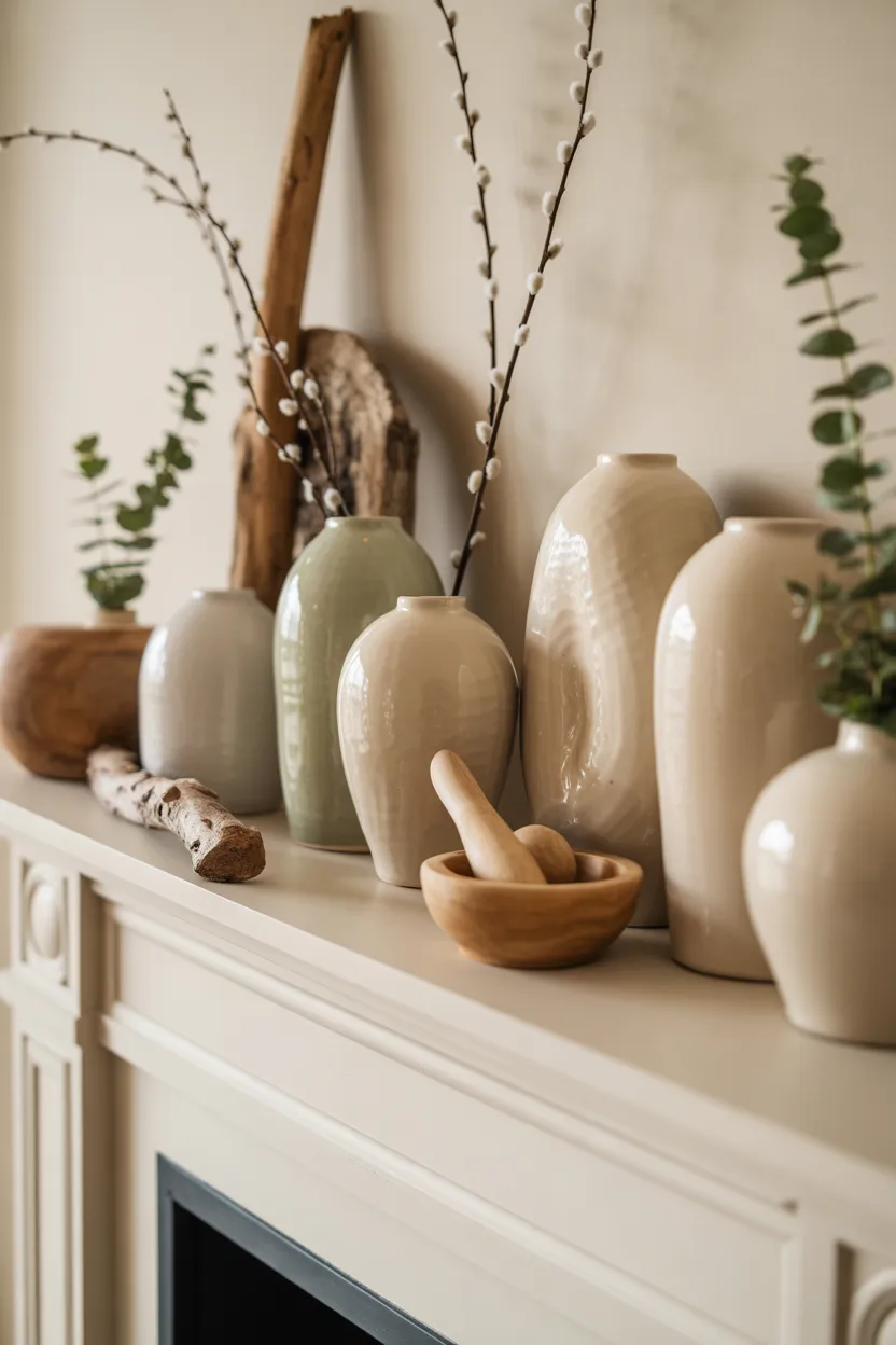 Spring Mantle Decor Ideas