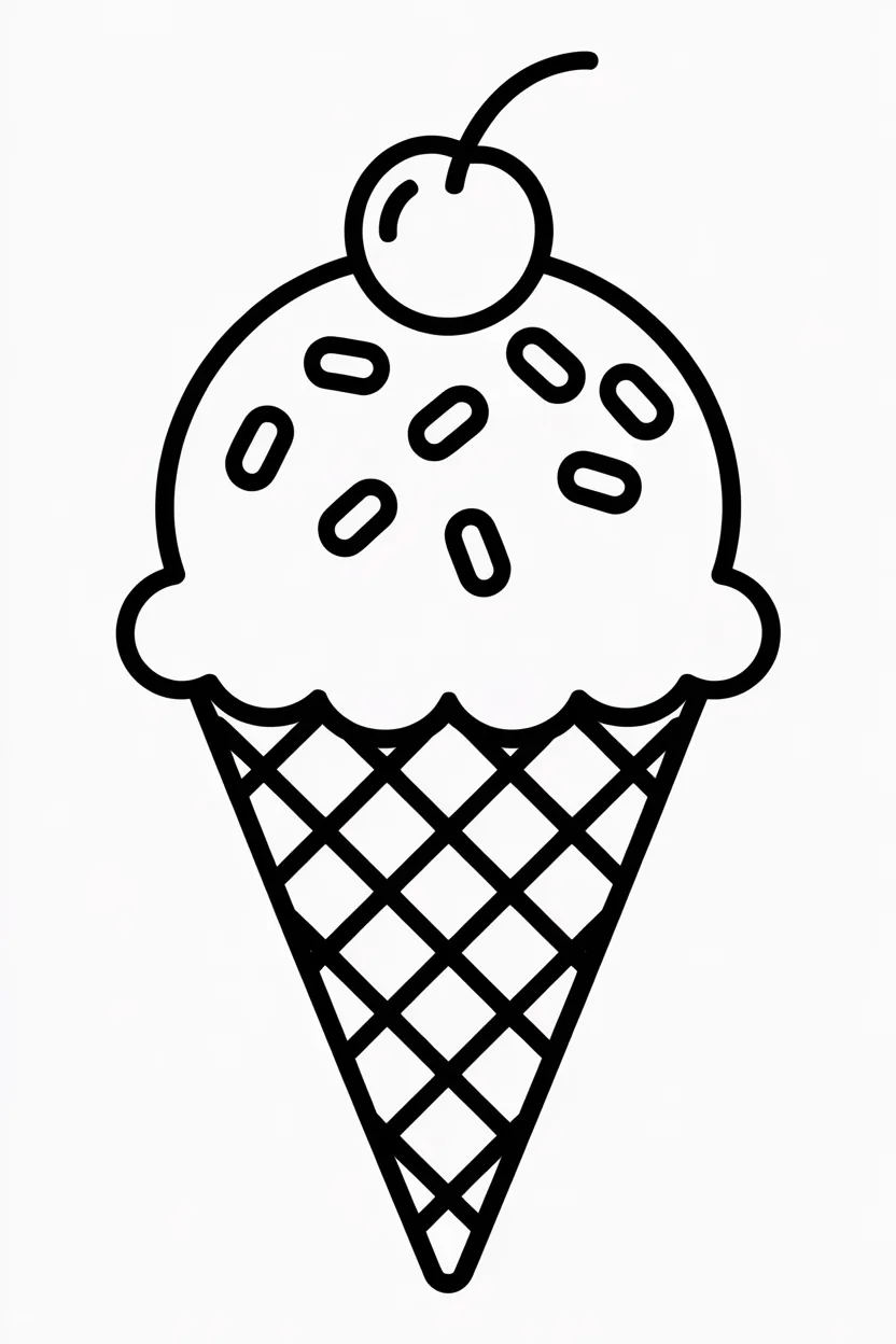icecream coloring pages free printable