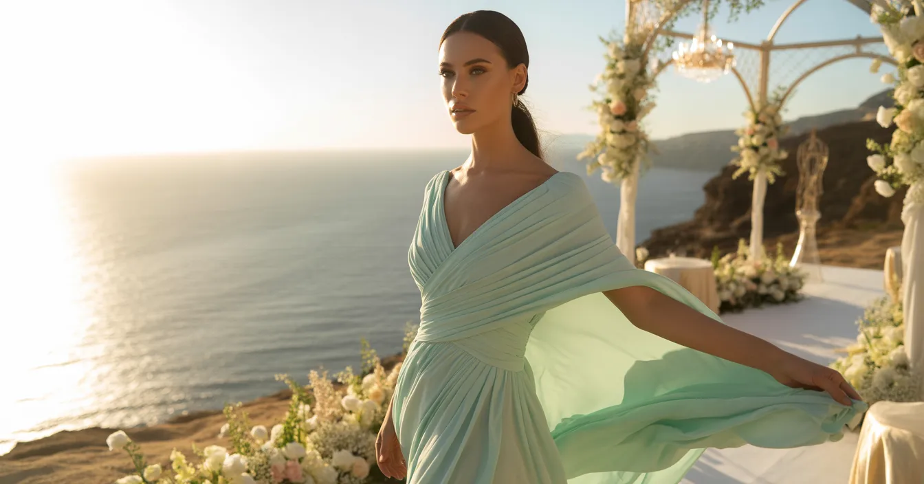 Mint Green Goddess Dress