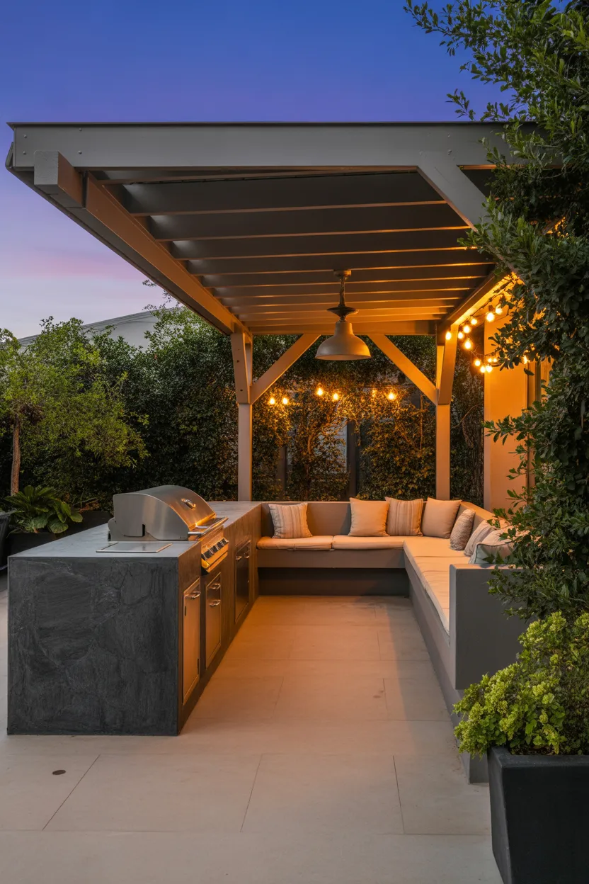 How to Build a Covered Outdoor BBQ Area Without Leaks