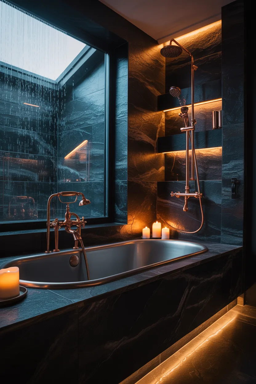 Dark Bathroom Ideas