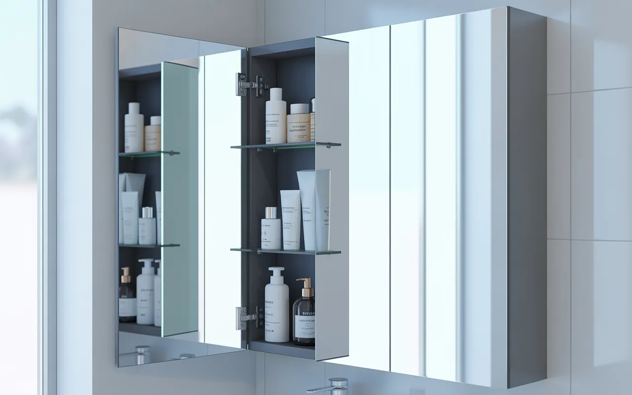 Full-Height Mirror Cabinet