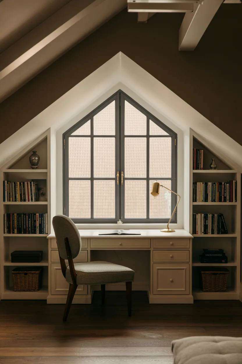 Attic Office Design Ideas