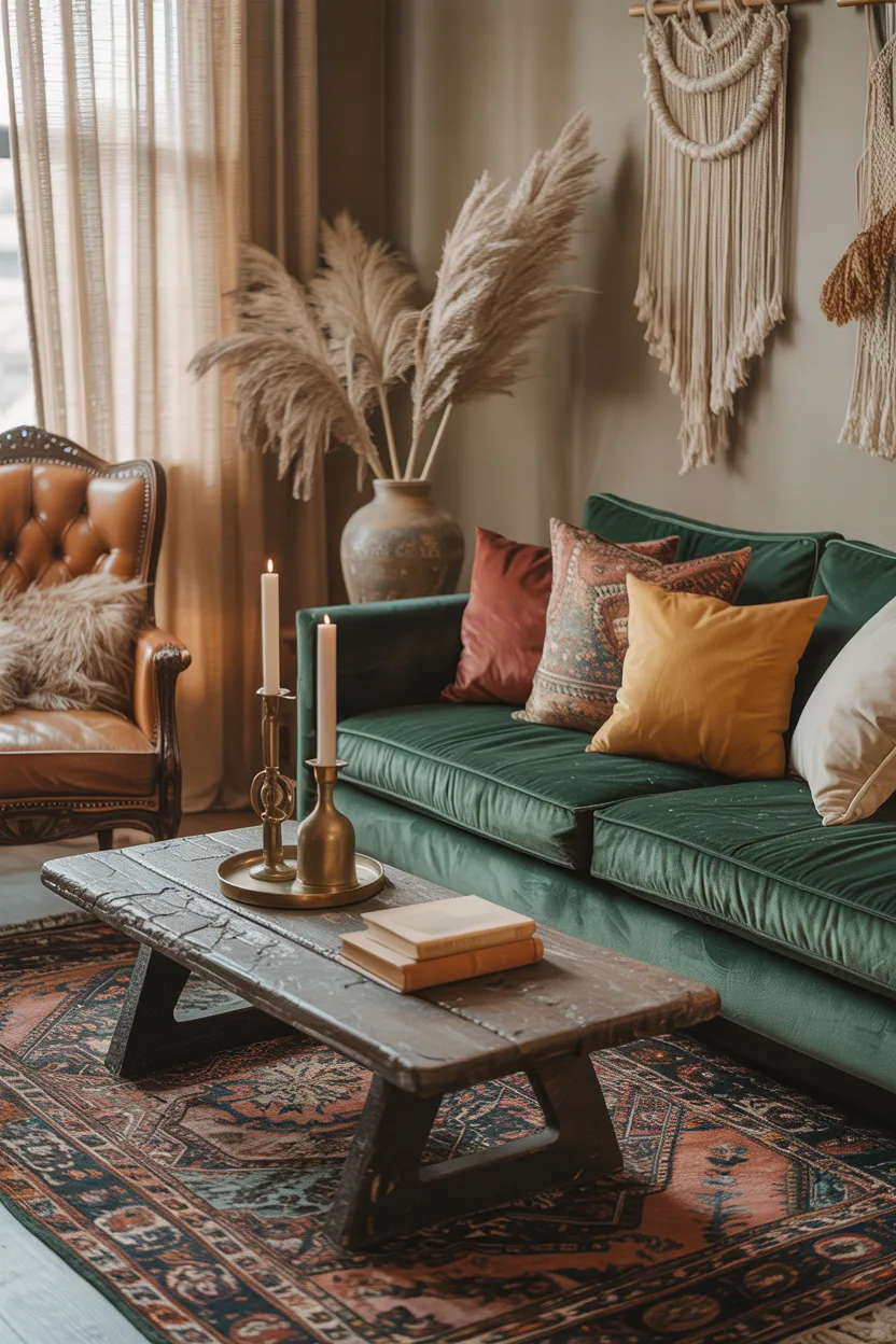 Cozy Boho Living Room Ideas