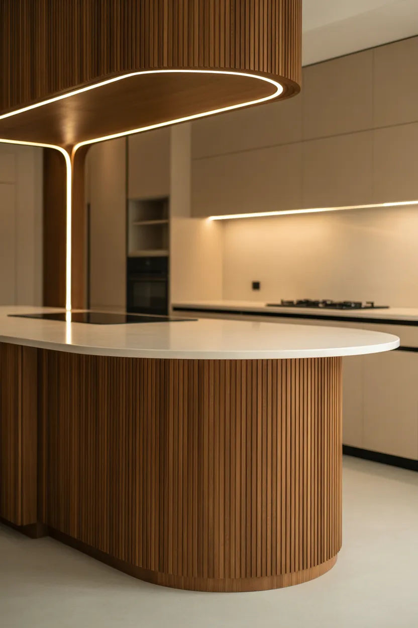 Curved Kitchen Island Ideas