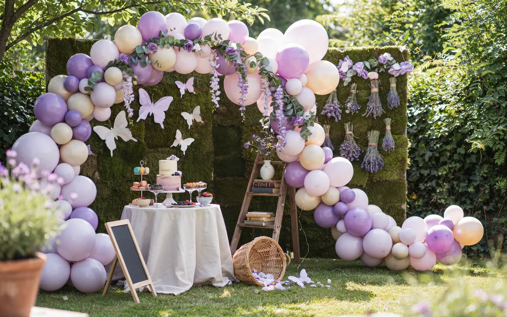Lavender Balloon Arch