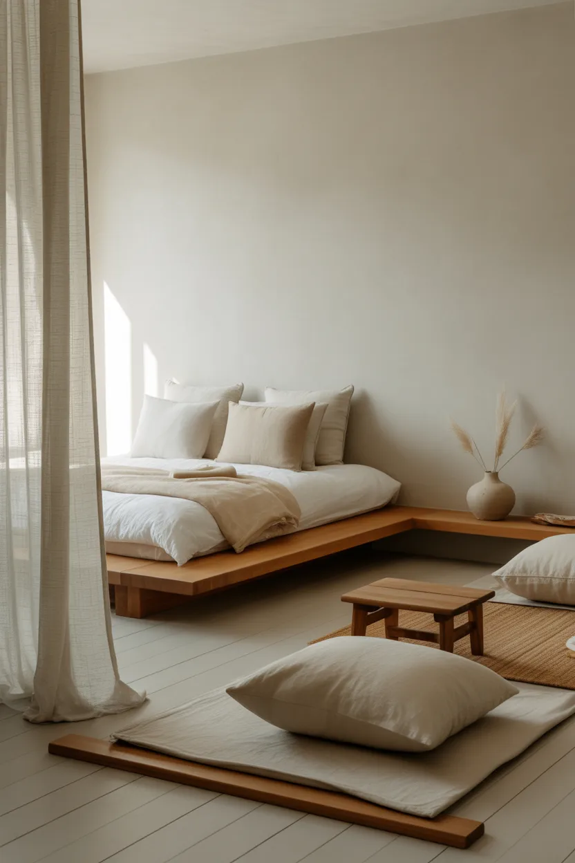 Japandi Bedroom Ideas