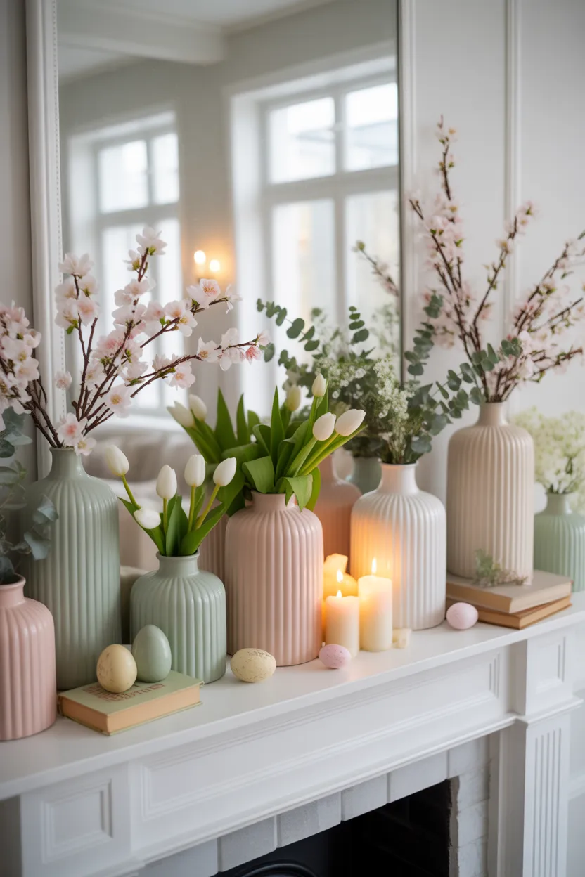 Spring Mantle Decor Ideas