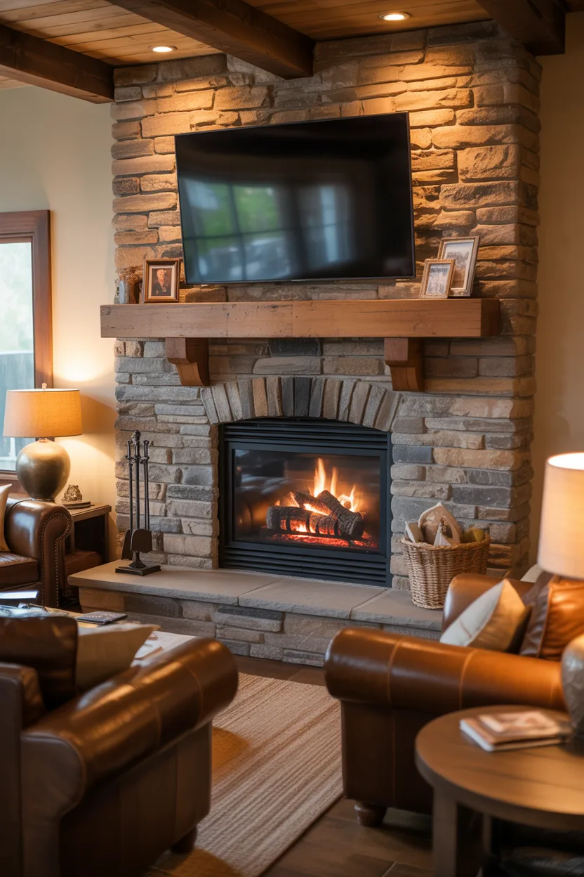 Stone Fireplace Ideas