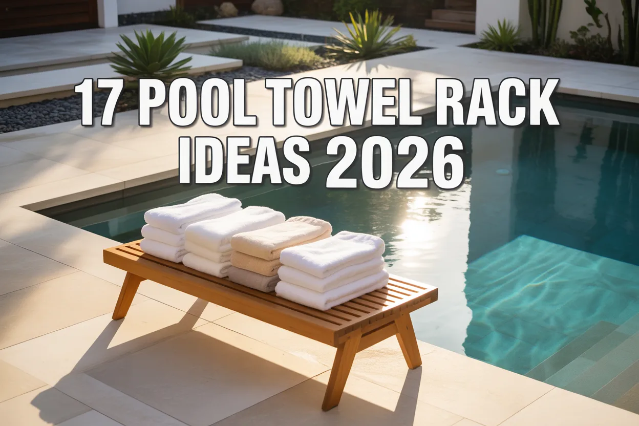 Pool Towel Rack Ideas
