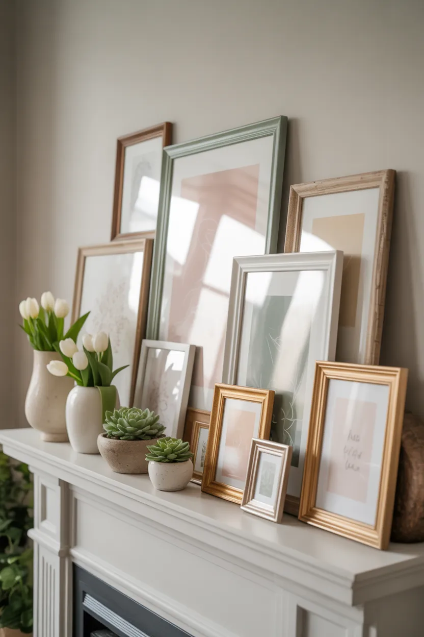 Spring Mantle Decor Ideas