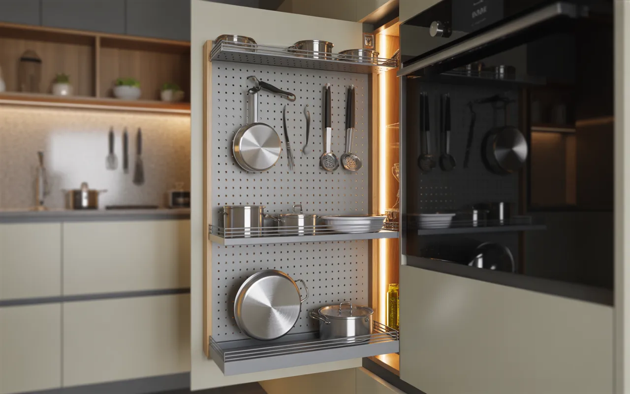 Pull-Out Peg Panel