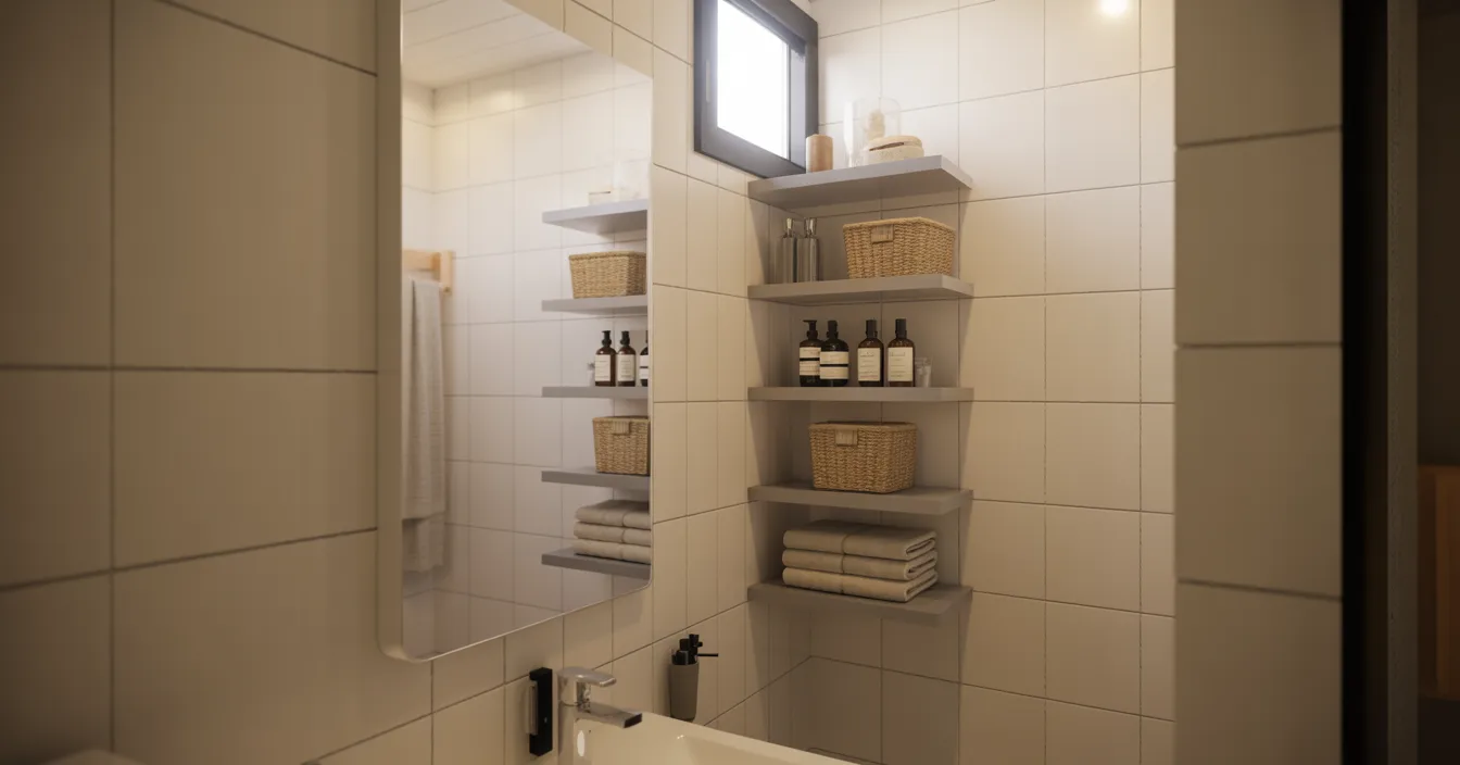 Which Wall Shelving Solutions Work Best for Tiny Bathrooms?